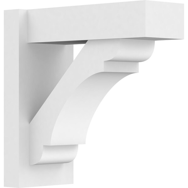 Ekena Millwork Olympic Architectural Grade PVC Outlooker with Block Ends, 7"W X 16"D X 16"H OUTP07X16X16OLY05 - main